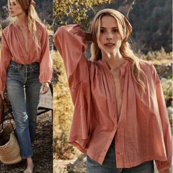 Doen | Jane Blouse | Pink - Picture 2 of 15